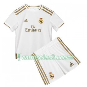 Camisolas de Futebol Real Madrid Criança Equipamento Principal 2019/20 Manga Curta